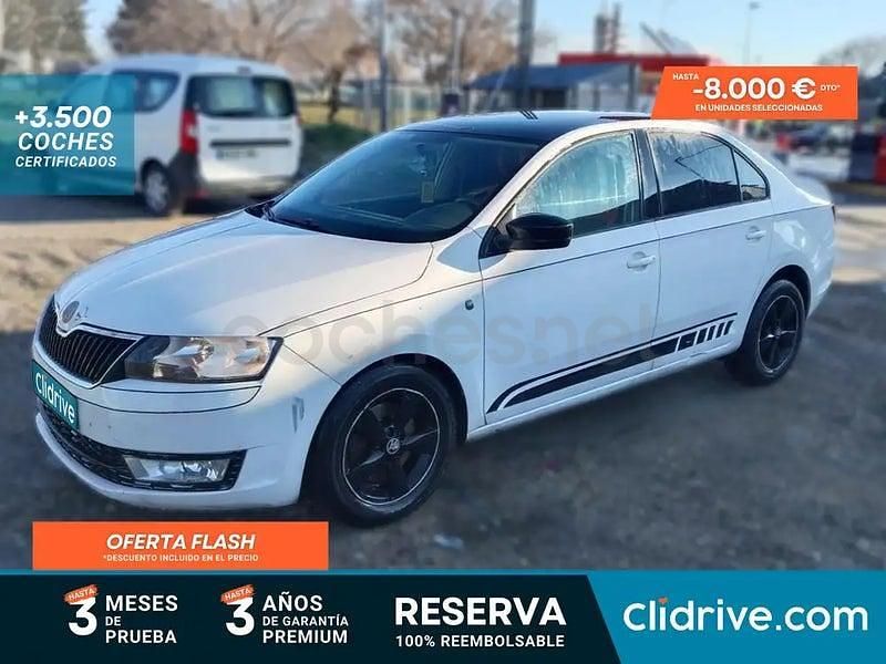 Usado Skoda Rapid Active 105 CV (77 kW) 2013 Blanco Utilitario