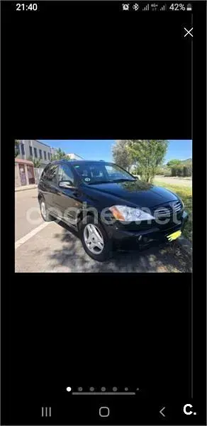 Usado SsangYong Kyron 141 CV (103 kW) 2006 Negro SUV