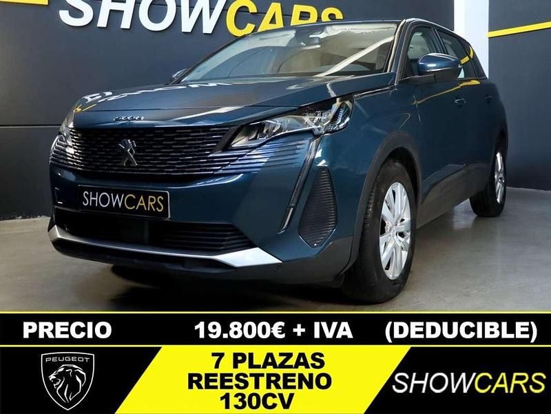 Usado Peugeot 5008 Active 131 CV (96 kW) 2021 Azul SUV