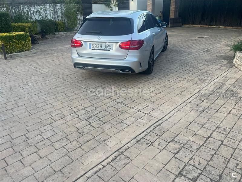 Gris / plata Usado 2016 Mercedes C220 AMG line Familiar | 14.000 € (Buen precio) - Imagen 1/4