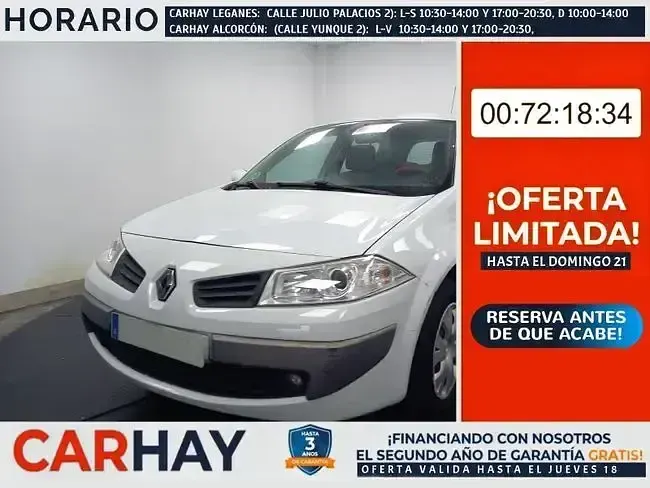 Usado Renault Mégane Authentique 85 CV (62 kW) 2006 Berlina