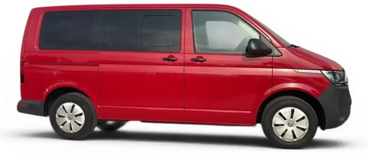 Usado VW Caravelle 110 CV (80 kW) 2022 Rojo Van