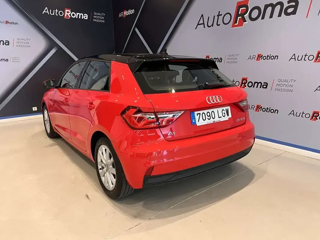 Usado Audi A1 Sportback Advanced Plus 95 CV (69 kW) 2020 Rojo Utilitario
