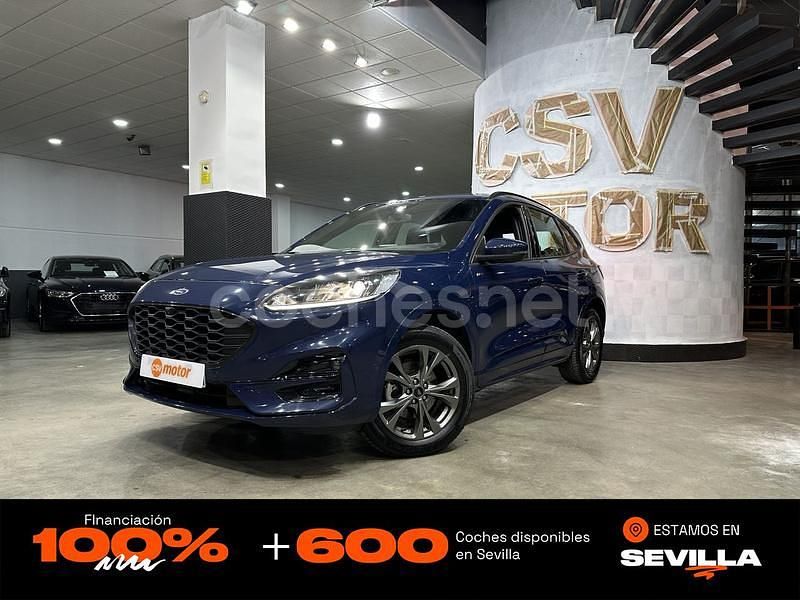 Azul Usado 2022 Ford Kuga ST-Line SUV | 21.850 € (Buen precio) - Imagen 1/4