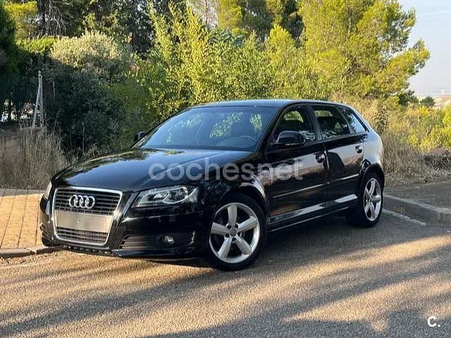 Negro Usado 2008 Audi A3 Ambition Berlina | 8500 € (Precio justo) - Imagen 1/4