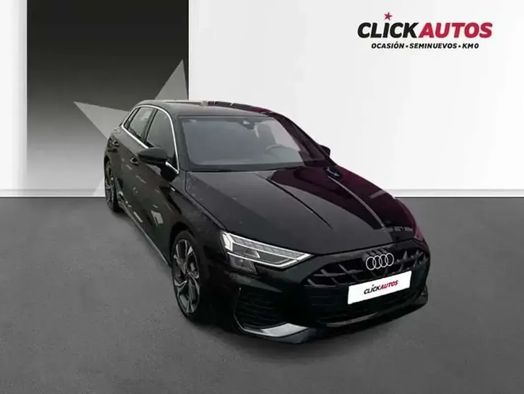 Usado Audi A3 S-Line 150 CV (110 kW) 2025 Negro Berlina