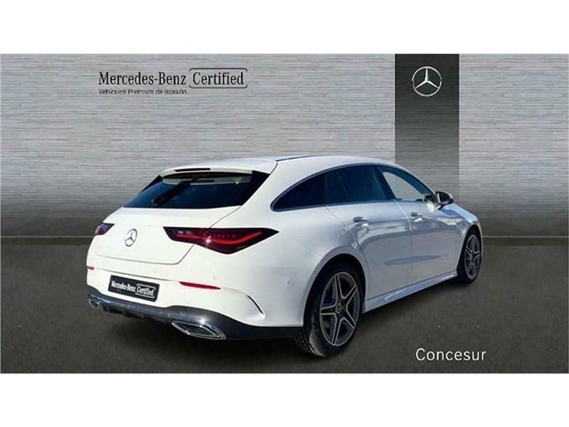 Usado Mercedes CLA250e AMG line 218 CV (160 kW) 2024 Blanco polar Coupe