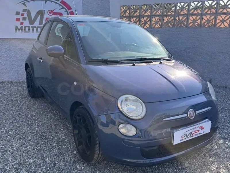 Usado Fiat 500 Lounge 85 CV (62 kW) 2011 Azul Berlina