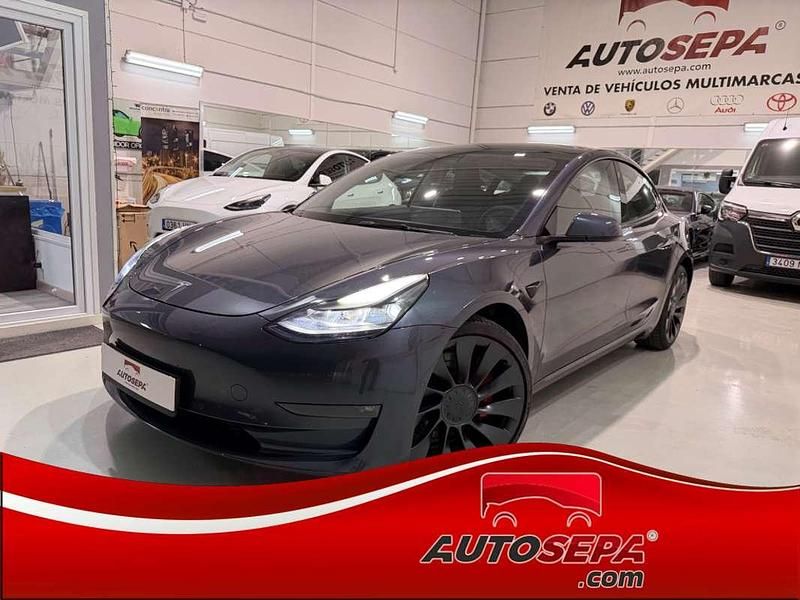 Gris Usado 2021 Tesla Model 3 Performance Berlina | 28.900 € (Precio justo) - Imagen 1/4