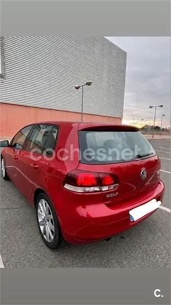 Usado VW Golf VI Sport 105 CV (77 kW) 2011 Rojo Utilitario