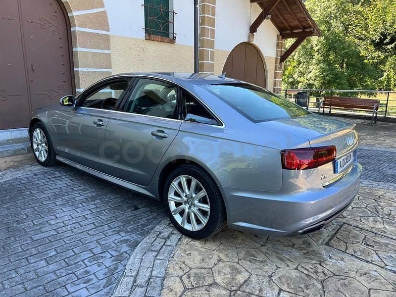 Usado Audi A6 S-Line 190 CV (139 kW) 2015 Gris / plata Berlina