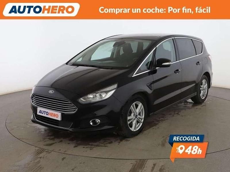Negro Usado 2017 Ford S-MAX Titanium Monovolumen | 16.299 € (Precio justo) - Imagen 1/3