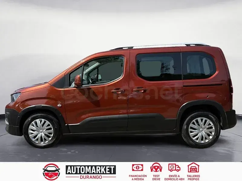 Usado Peugeot Rifter Active 102 CV (75 kW) 2019 Marrón Monovolumen