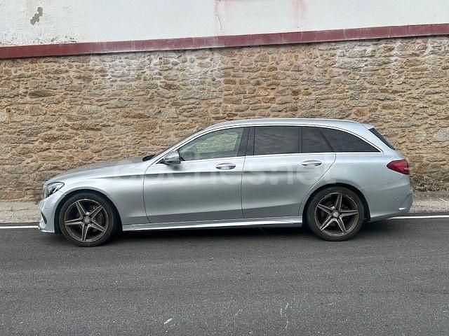 Gris / plata Usado 2016 Mercedes C220 AMG line Familiar | 12.990 € (Buen precio) - Imagen 1/4