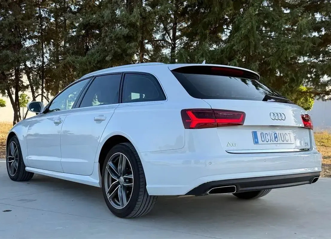 Usado Audi A6 S-Line 190 CV (139 kW) 2015 Blanco Familiar