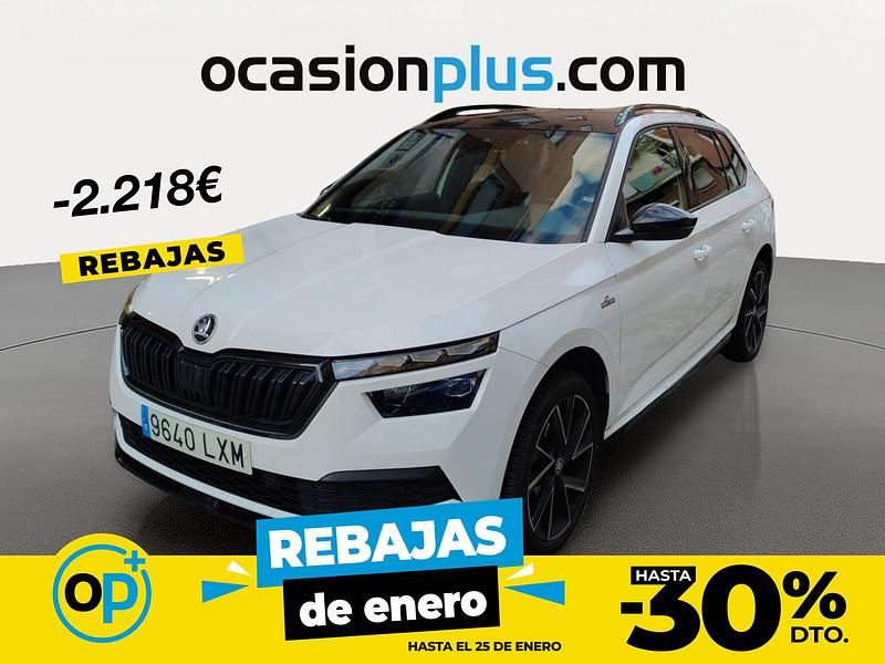 Blanco Usado 2022 Skoda Kamiq Monte Carlo SUV | 20.550 € (Precio justo) - Imagen 1/4