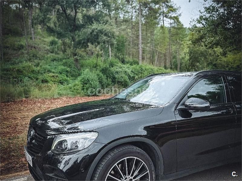 Usado Mercedes GLC250 AMG line 204 CV (150 kW) 2015 Negro SUV