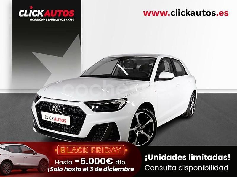 Blanco Usado 2023 Audi A1 Sportback S-Line Utilitario | 20.300 € (Precio justo) - Imagen 1/4
