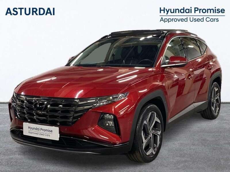 Rojo Usado 2021 Hyundai Tucson Style SUV | 26.990 € (Precio justo) - Imagen 1/4