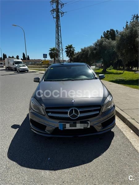 Usado Mercedes A200 AMG line 156 CV (114 kW) 2015 Gris / plata Berlina