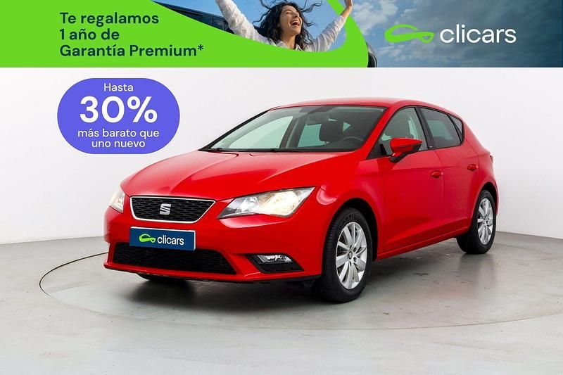 Usado Seat Leon Reference 110 CV (80 kW) 2017 Rojo Berlina