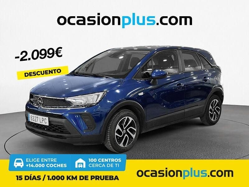 Azul Usado 2021 Opel Crossland SUV | 10.990 € (Precio justo) - Imagen 1/4
