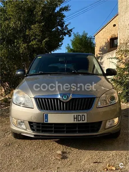 Usado Skoda Fabia Ambition 85 CV (62 kW) 2011 Gris / plata Berlina