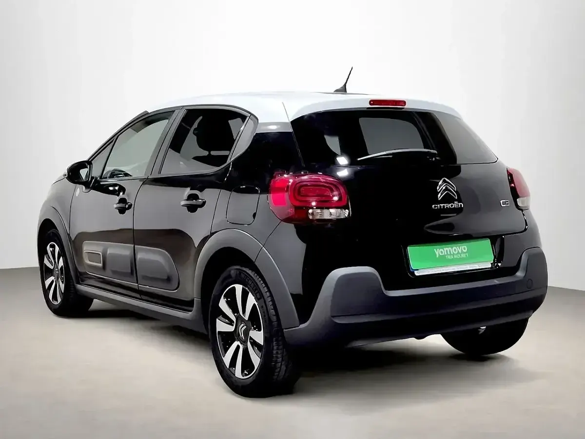 Usado Citroën C3 PureTech 83 CV (61 kW) 2022 Negro Utilitario