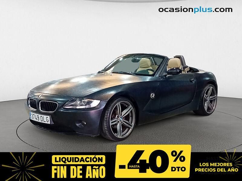 Negro Usado 2005 BMW Z4 Descapotable | 14.300 € (Precio justo) - Imagen 1/4