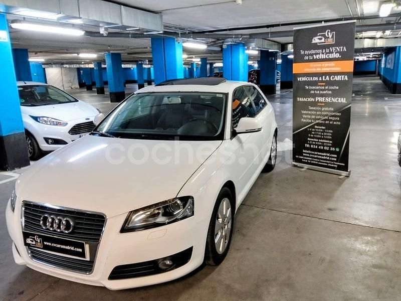 Blanco Usado 2009 Audi A3 Ambition Berlina | 7290 € (Precio justo) - Imagen 1/4
