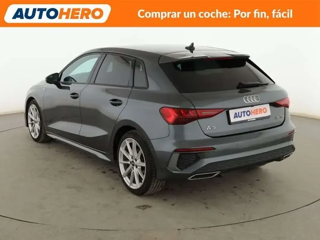 Usado Audi A3 S-Line 150 CV (110 kW) 2021 Gris Berlina