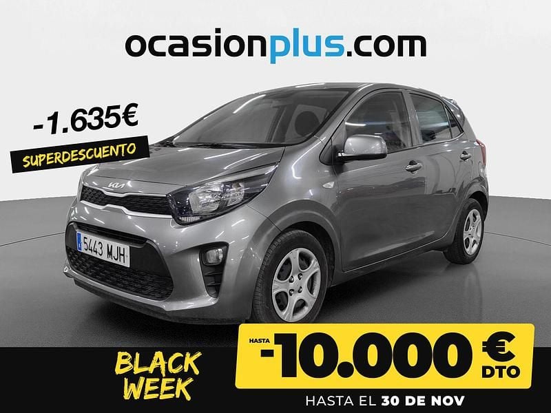 Gris Usado 2023 Kia Picanto Utilitario | 11.390 € (Precio justo) - Imagen 1/4