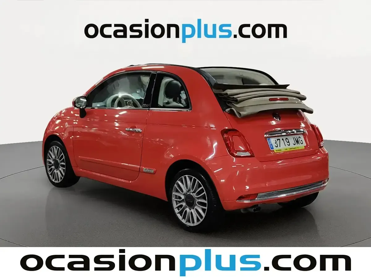 Usado Fiat 500 Lounge 69 CV (50 kW) 2016 Rojo Descapotable