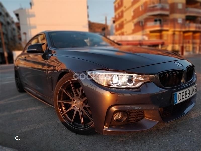 Usado BMW 420 Sport Line 190 CV (139 kW) 2015 Gris / plata Coupe