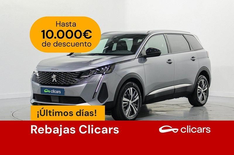 Gris / plata Usado 2024 Peugeot 5008 Allure Monovolumen | 23.990 € (Precio justo) - Imagen 1/4