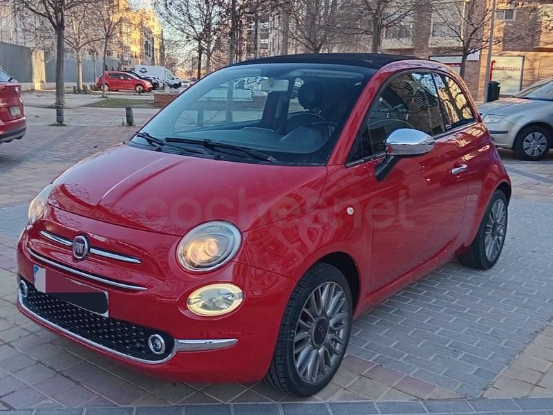 Usado Fiat 500C Lounge 69 CV (50 kW) 2016 Rojo Descapotable