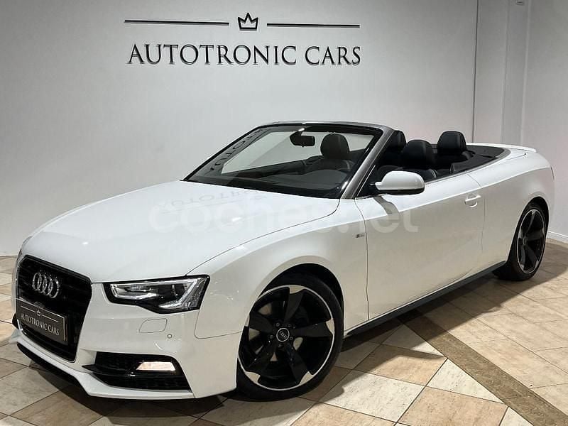 Blanco Usado 2016 Audi A5 Cabriolet S-Line Descapotable | 22.990 € (Un poco caro) - Imagen 1/4
