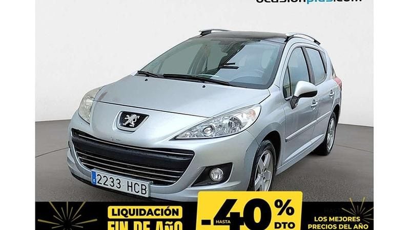 Gris Usado 2011 Peugeot 207 Sport Familiar | 3900 € (Super precio) - Imagen 1/4