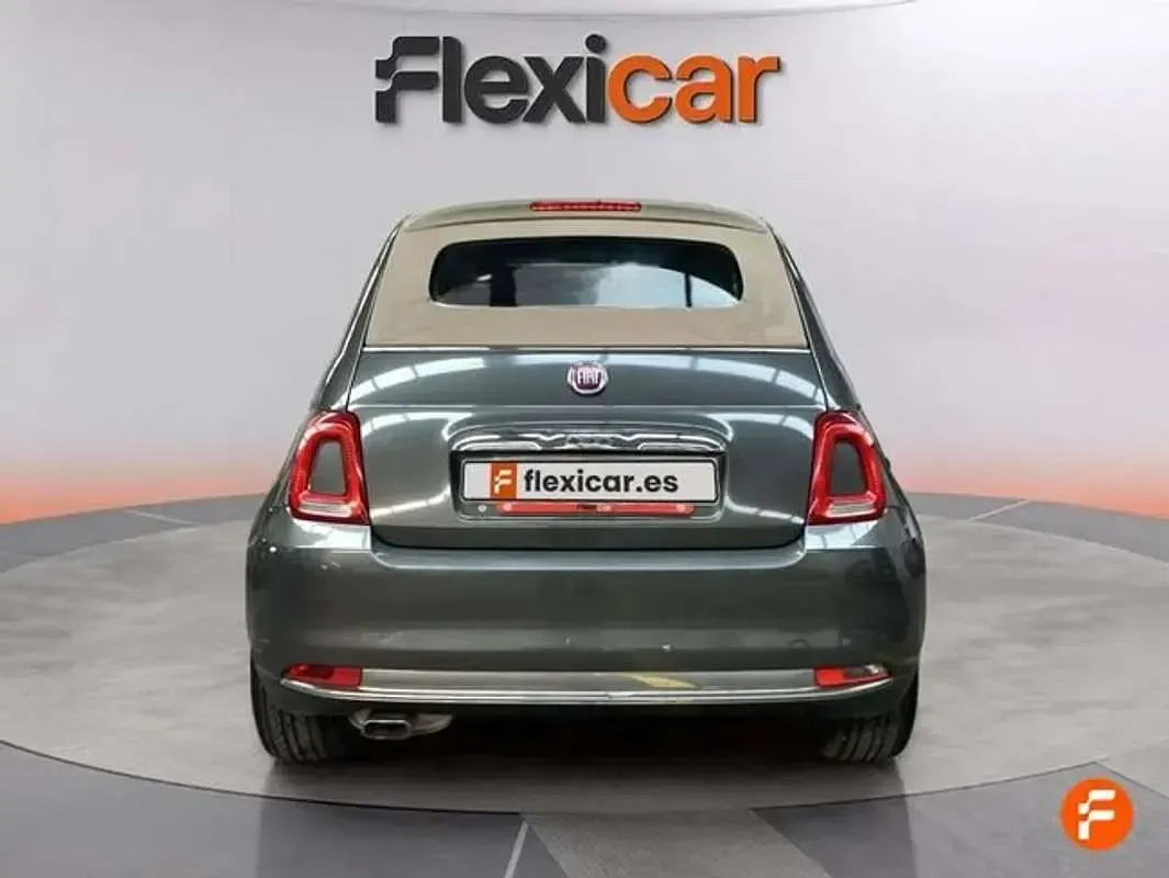 Usado Fiat 500C 69 CV (50 kW) 2017 Gris Descapotable