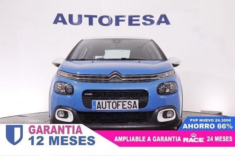 Usado Citroën C3 PureTech 82 CV (60 kW) 2017 Azul Berlina