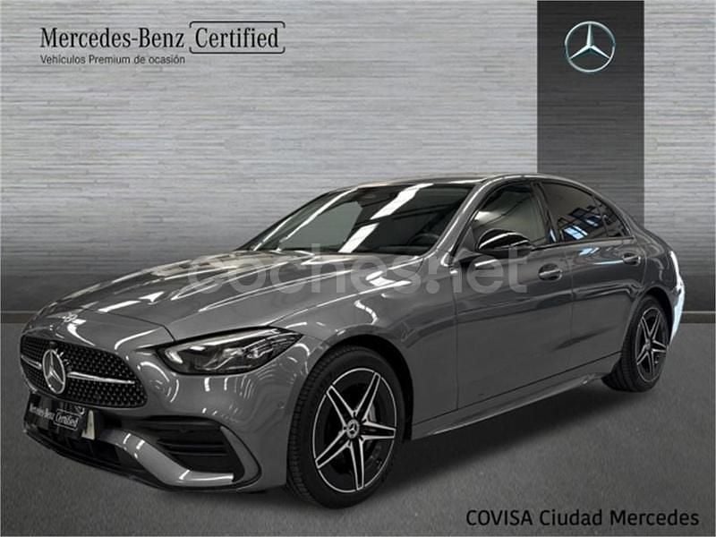 Gris Usado 2024 Mercedes C300e AMG line Berlina | 47.400 € (Super precio) - Imagen 1/4