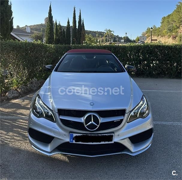 Gris / plata Usado 2017 Mercedes E220 Descapotable | 26.500 € (Super precio) - Imagen 1/4
