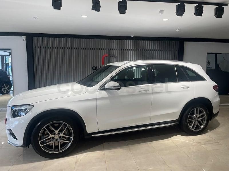 Usado Mercedes GLC220 AMG line 170 CV (125 kW) 2015 Blanco SUV