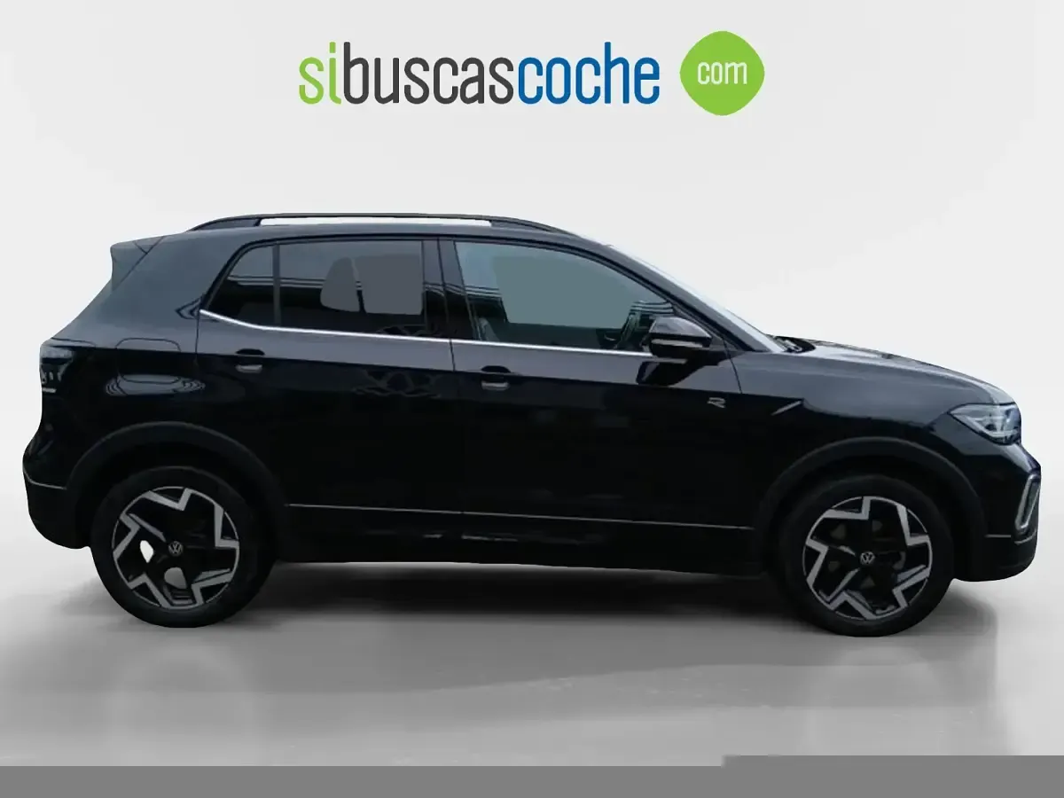 Usado VW T-Cross R-line 150 CV (110 kW) 2025 Negro SUV