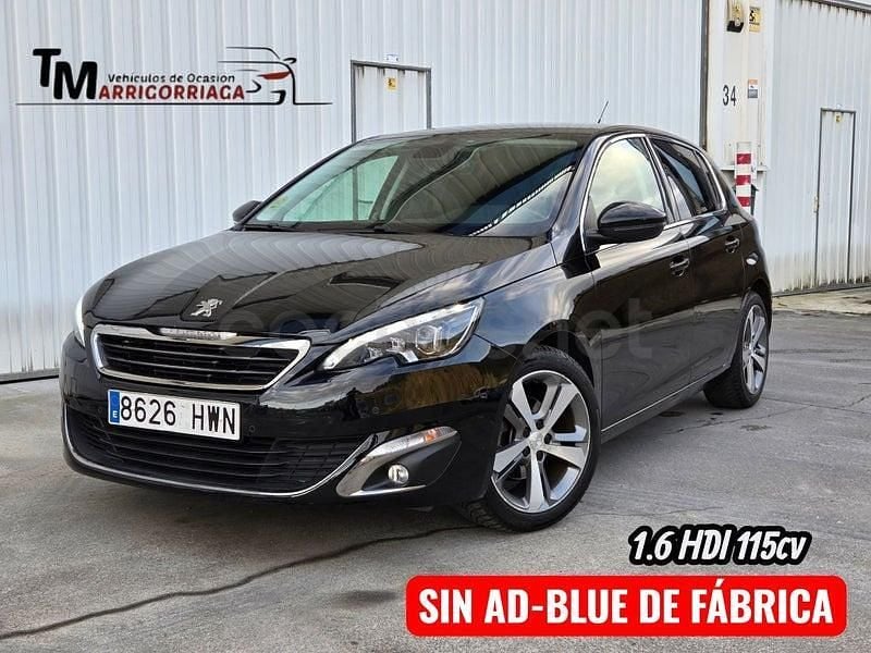 Negro Usado 2014 Peugeot 308 Allure Berlina | 9990 € (Precio justo) - Imagen 1/4