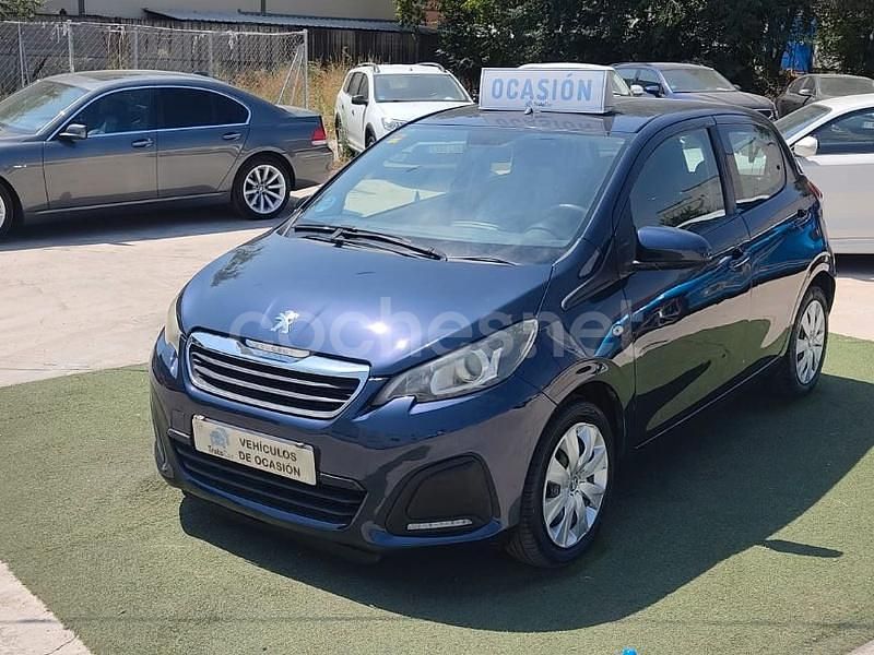 Usado Peugeot 108 82 CV (60 kW) 2015 Azul Utilitario