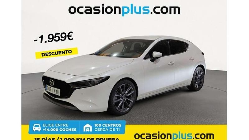 Blanco Usado 2019 Mazda 3 Utilitario | 19.591 € (Un poco caro) - Imagen 1/4