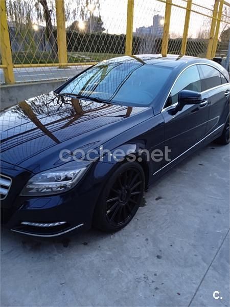 Azul Usado 2013 Mercedes CLS350 Berlina | 14.700 € (Buen precio) - Imagen 1/4