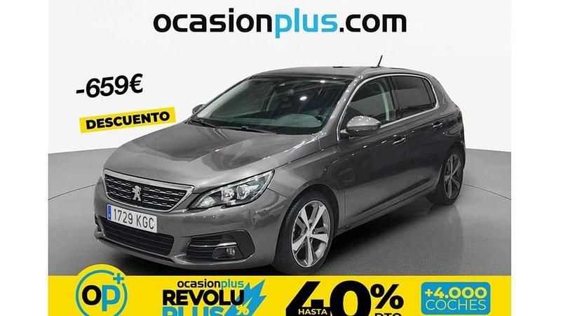 Usado Peugeot 308 Allure 110 CV (80 kW) 2017 Plateado Utilitario