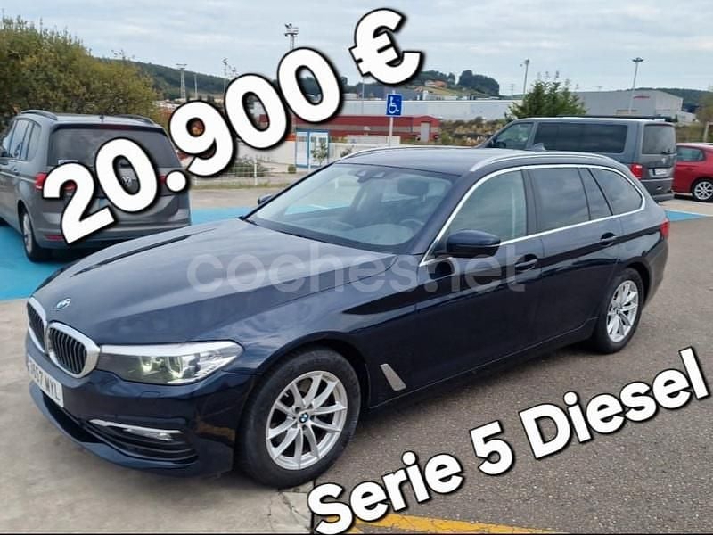 Negro Usado 2018 BMW 520 Familiar | 20.900 € (Precio justo) - Imagen 1/4
